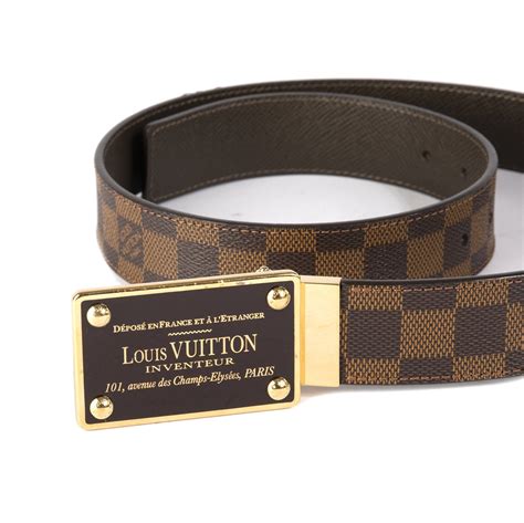 louis vuitton damier belt reversible.